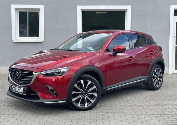 Mazda CX-3 cena 77500 przebieg: 144000, rok produkcji 2020 z Tarnów małe 596